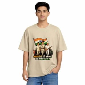 Unisex Oversized Sarfaroshi ki Tamanna Bhagat Singh Tshirt