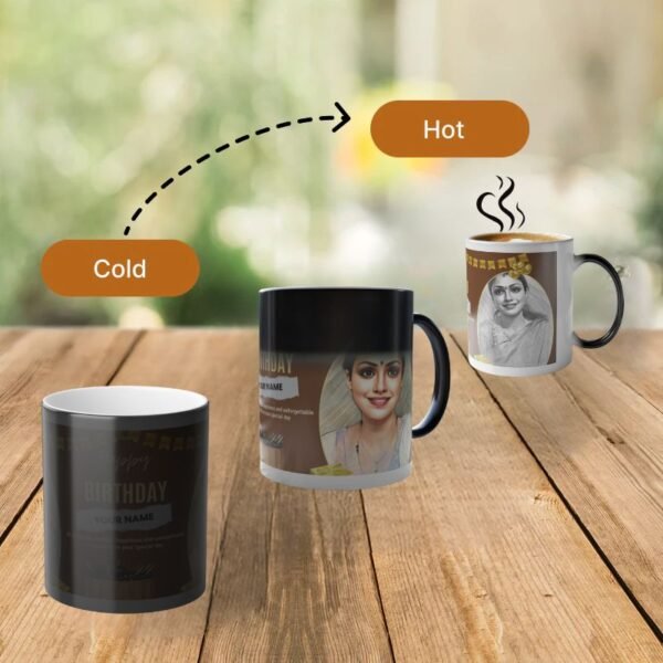 Birthday Magic Mug - 10 – Custom Color Changing Birthday Photo Mug