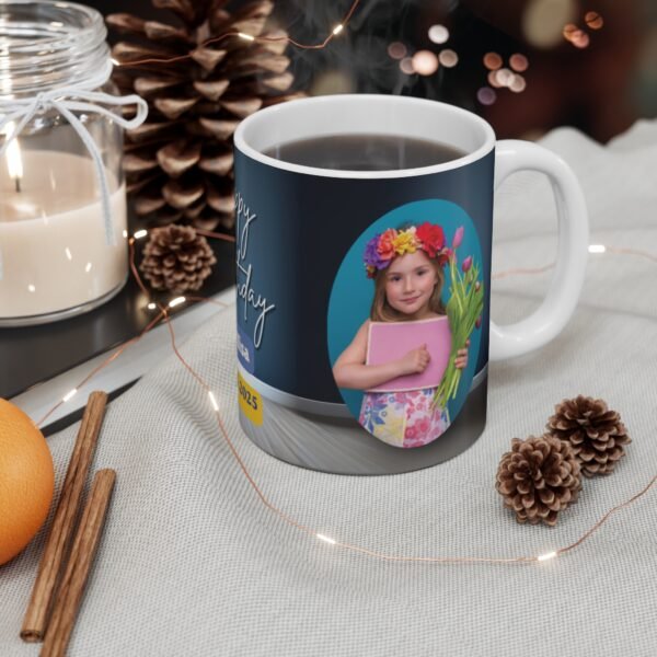 BIRTHDAY MUG - 4 | Happy Birthday Gift | 11oz Ceramic Coffee Cup | Birthday Present