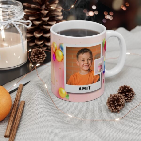 BIRTHDAY MUG - 5 | Happy Birthday Gift | 11oz Ceramic Coffee Cup | Birthday Present